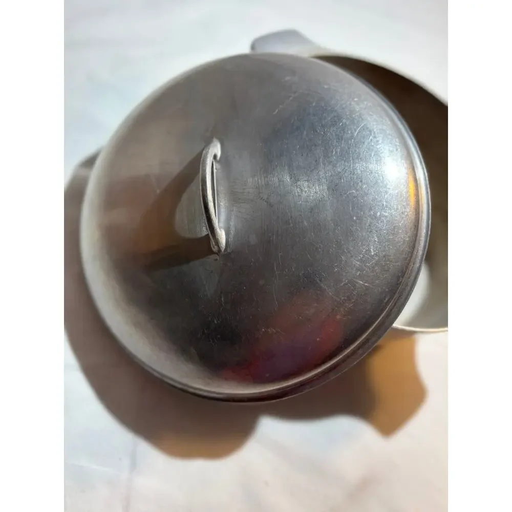 Vintage Aluminum Dutch Oven with Lid